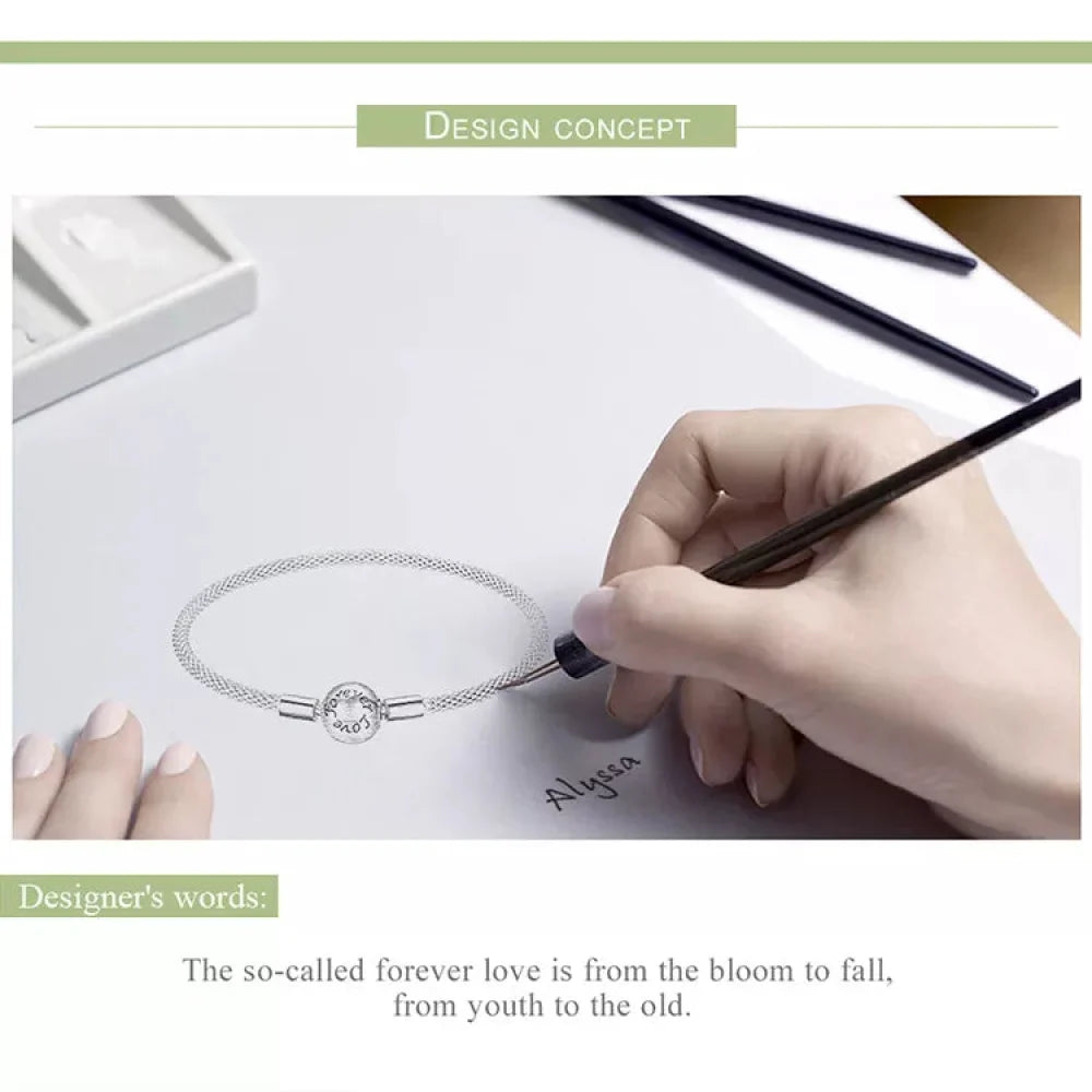 Shop Elegant 925 Sterling Silver Snake Chain Bracelets for Women - Charm Bead DIY Fine jewellery | 17CM 19CM