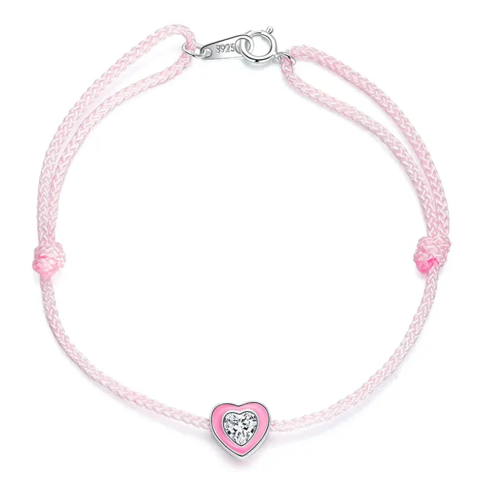 Simple Heart Silver Anklet | 925 Sterling Bracelet for Women | Trendy Fashion Foot jewellery - Anklets