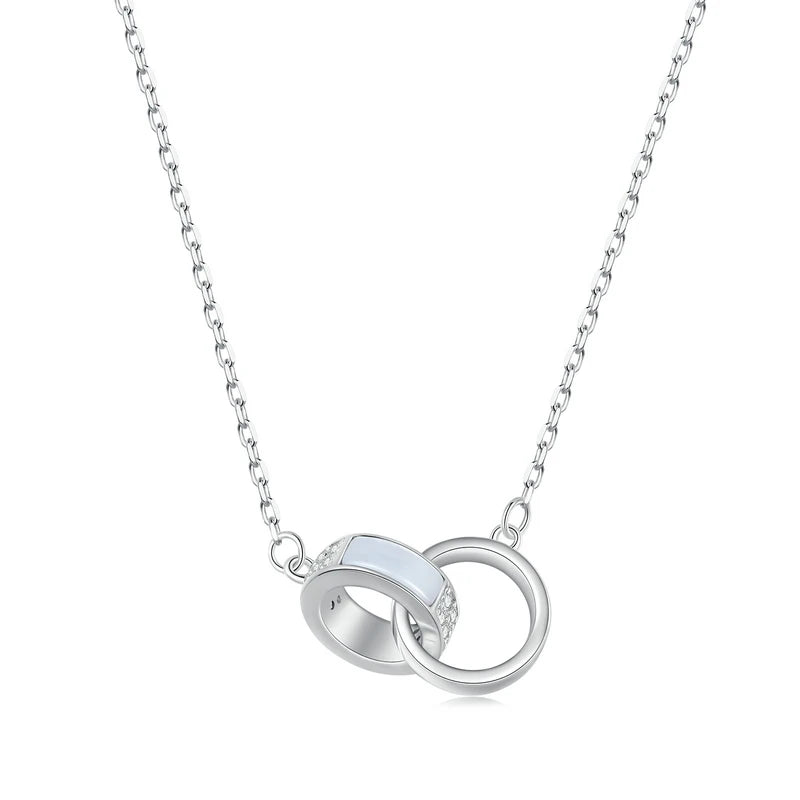 Connected Hearts: Sterling Silver Star/Heart/Cat Pendant Necklace - Rings - Necklaces
