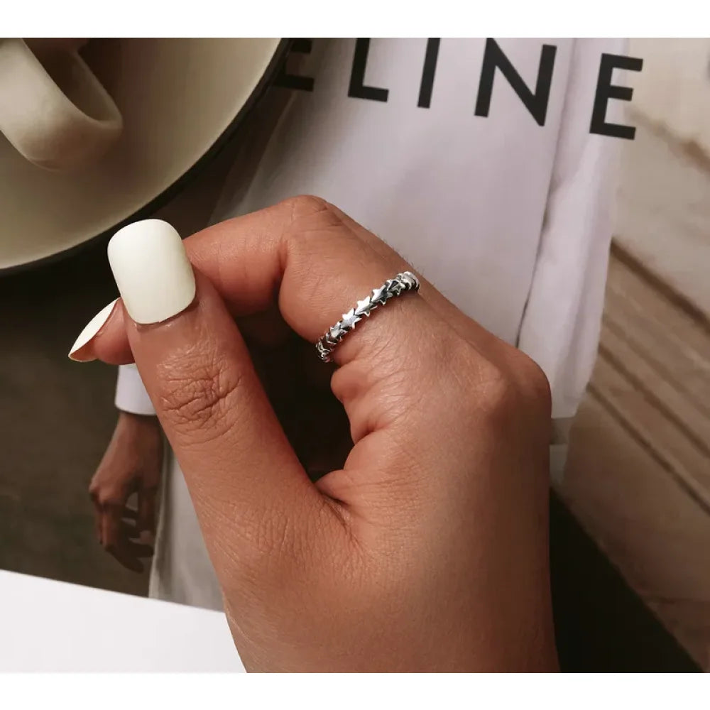 925 Sterling Silver Star Ring - Elegant Wedding jewellery for Women - Rings