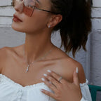 Captivating Beauty: Vintage Sterling Silver Snake Jewelry Set With Crystals Sets