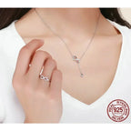 Forever Love: Delicate Infinity Necklace In Sterling Silver Necklaces