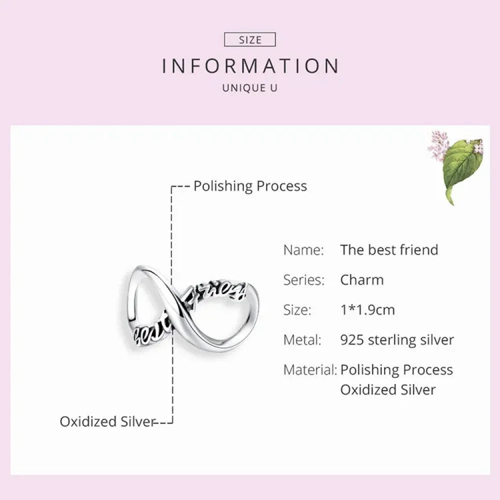 925 Sterling Silver Clear 5A Crystal Collection Family Heart Cross Charm Beads for Bracelet & Necklace Pendant - Charms