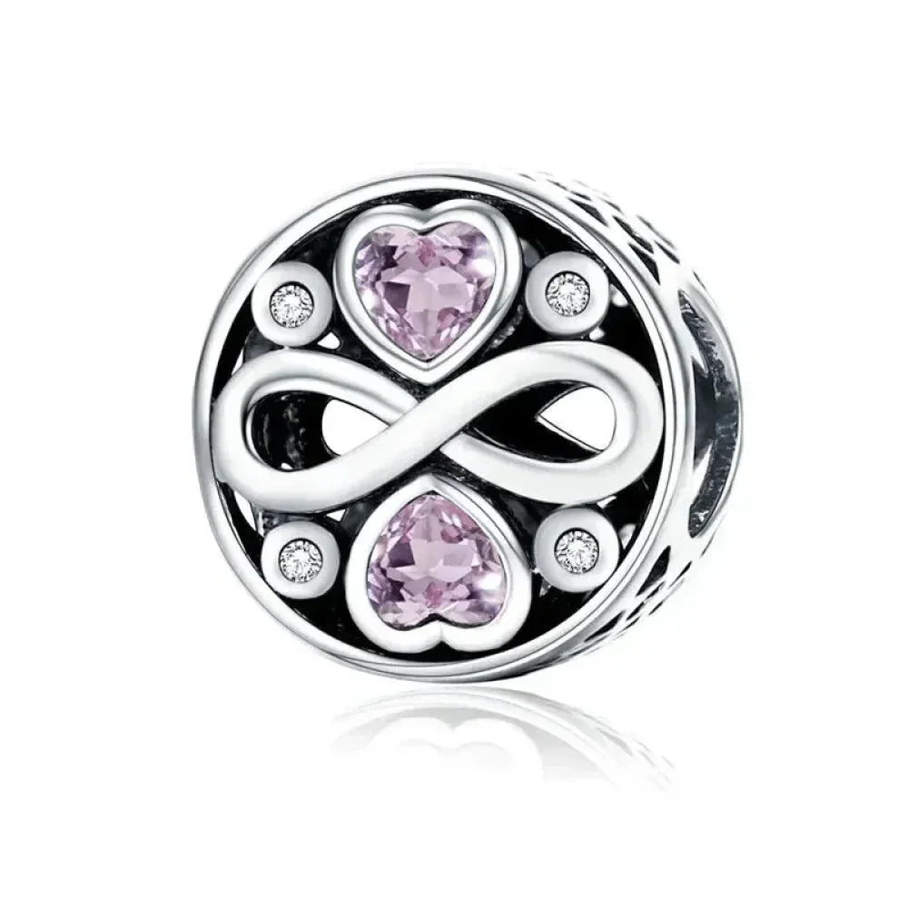 Dazzle in Elegance with 925 Sterling Silver CZ Beads for Bracelets & Bangles Scc240 Charms