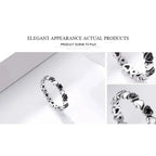 925 Sterling Silver Star Ring Elegant Wedding Jewelry For Women Rings