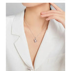 Sterling Silver Forever Love Heart Pendant Necklace With Cubic Zirconia Women’S Necklaces