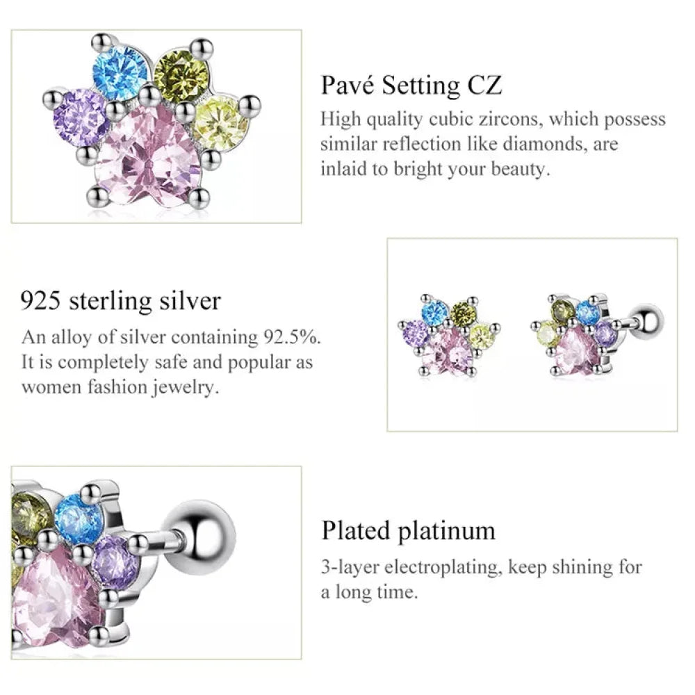 925 Sterling Silver Star and Butterfly Stud Earrings - Delicate Fine jewellery
