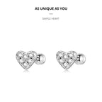 925 Sterling Silver Star And Butterfly Stud Earrings Delicate Fine Jewelry