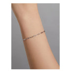 925 Sterling Silver Gold Cable Chain Bracelet | Hollow Link Women’S Fashion Jewelry Scb221 Bracelets