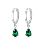 Exquisite Ishwar Water Drop Earrings | 925 Sterling Silver | 4 Colors | Statement Jewelry Sce1018