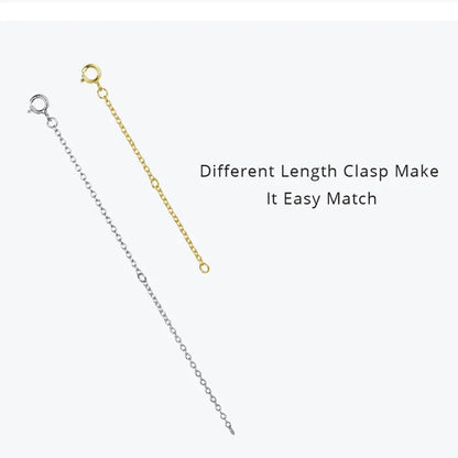Timeless Elegance: 925 Sterling Silver Adjustable Necklace Chain for Women - Necklaces