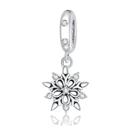 Dazzle in Elegance with 925 Sterling Silver CZ Beads for Bracelets & Bangles - Scc1649 - Charms