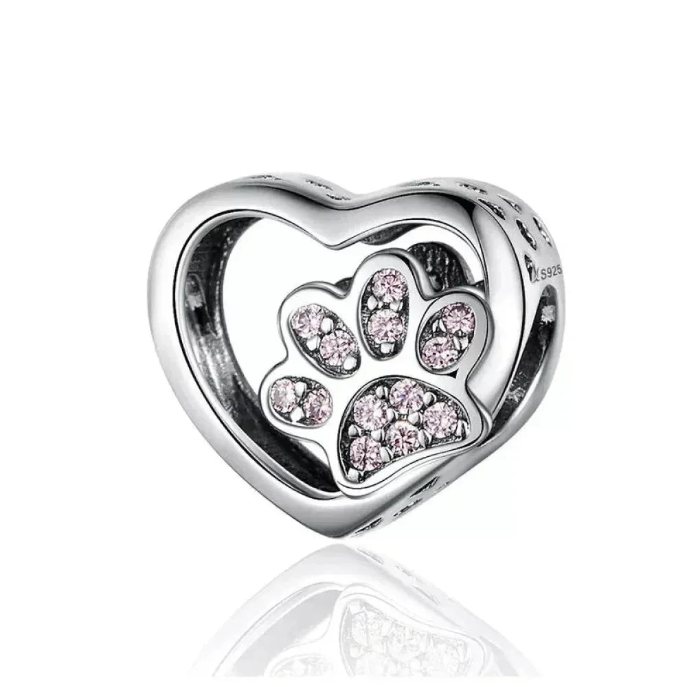 Dazzle in Elegance with 925 Sterling Silver CZ Beads for Bracelets & Bangles Scc1191 Charms