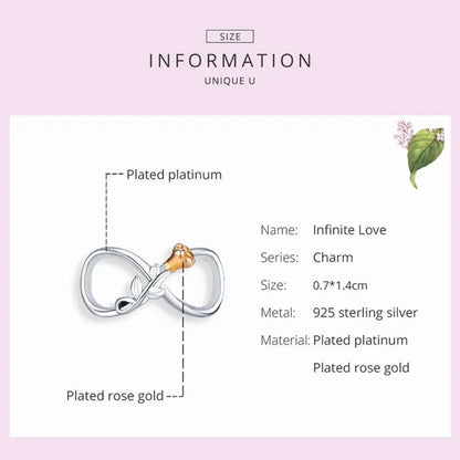925 Sterling Silver Clear 5A Crystal Collection Family Heart Cross Charm Beads for Bracelet & Necklace Pendant - Charms