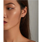 925 Sterling Silver Star And Butterfly Stud Earrings Delicate Fine Jewelry