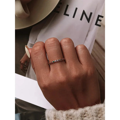 925 Sterling Silver Multicolor Zircon Finger Ring for Women - Trendy Fashion Dazzling CZ Stone Anillos jewellery Gift