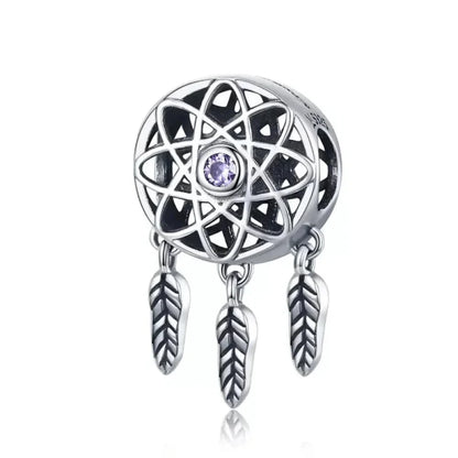 Dazzle in Elegance with 925 Sterling Silver CZ Beads for Bracelets & Bangles - Scc330 - Charms