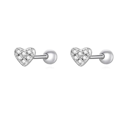 925 Sterling Silver Star and Butterfly Stud Earrings - Delicate Fine jewellery - Heart