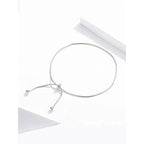 Stylish 925 Sterling Silver Adjustable Snake Charm Anklet Sct016 Anklets