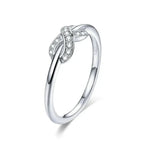 Forever Bound Sterling Silver Infinity Ring With Cubic Zirconia 8 Rings