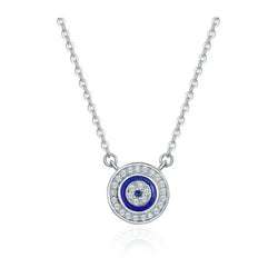 Guardian Evil Eye Sterling Silver Pendant Necklace Necklaces