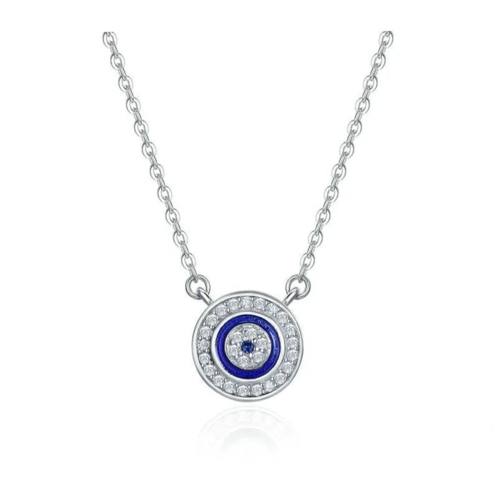 Guardian Evil Eye Sterling Silver Pendant Necklace - Necklaces