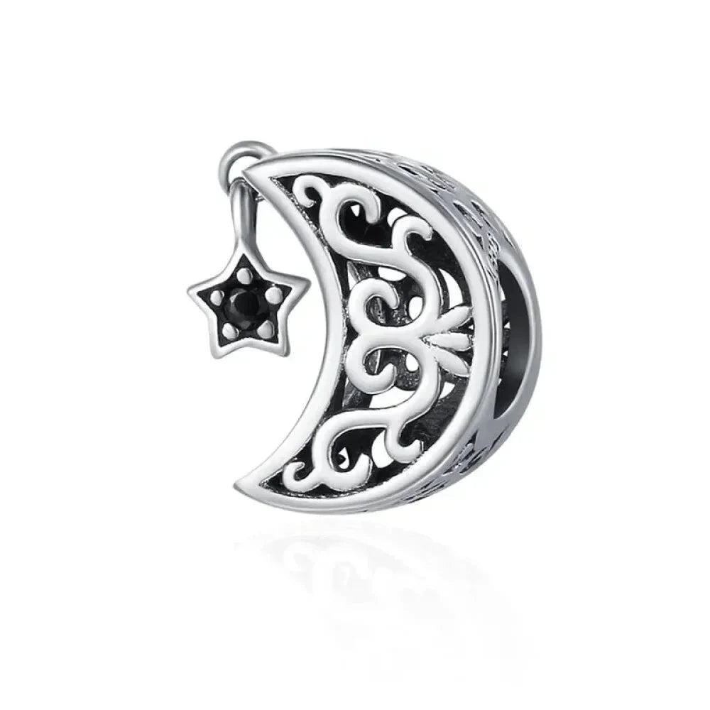 Dazzle in Elegance with 925 Sterling Silver CZ Beads for Bracelets & Bangles - Scc483 - Charms