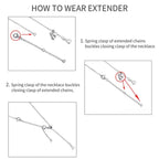 14K Gold Plated 925 Sterling Silver Necklace Extension Chains With Lobster Clasps For Diy Jewelry Making Necklaces