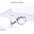 925 Sterling Silver Clear 5A Crystal Collection Family Heart Cross Charm Beads For Bracelet & Necklace Pendant Charms