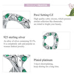 925 Sterling Silver Clear 5A Crystal Collection Family Heart Cross Charm Beads For Bracelet & Necklace Pendant Charms