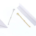 14K Gold Plated 925 Sterling Silver Necklace Extension Chains With Lobster Clasps For Diy Jewelry Making Necklaces