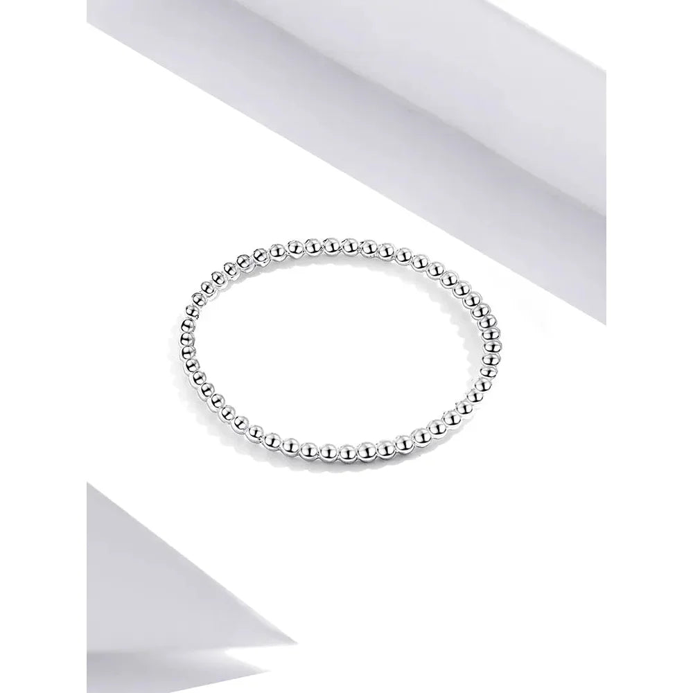 925 Sterling Silver Braided Texture Twisted Eternity Band Stackable Rings - Fine jewellery