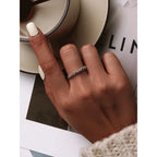 925 Sterling Silver Multicolor Zircon Finger Ring for Women Trendy Fashion Dazzling CZ Stone Anillos jewelry Gift Rings