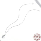 Sterling Silver Forever Love Heart Pendant Necklace With Cubic Zirconia Women’S Necklaces