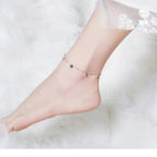 925 Sterling Silver Geometric Minimalist Anklets Elevate Your Summer Style With Sct011