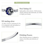 925 Sterling Silver Snake Chain Bangle & Bracelet Pave Setting Cz For Women Pendant Charm Bead Diy Luxury Jewelry