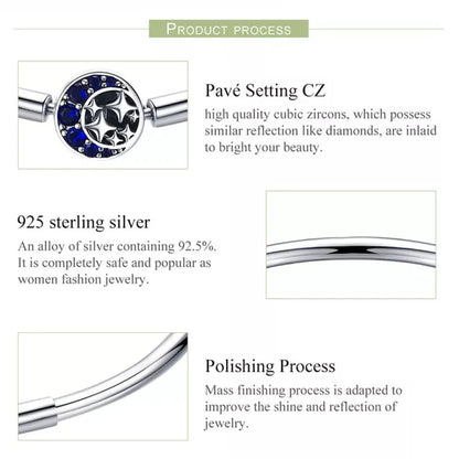 925 Sterling Silver Snake Chain Bangle & Bracelet Pave Setting CZ for Women Pendant Charm Bead DIY Luxury jewellery