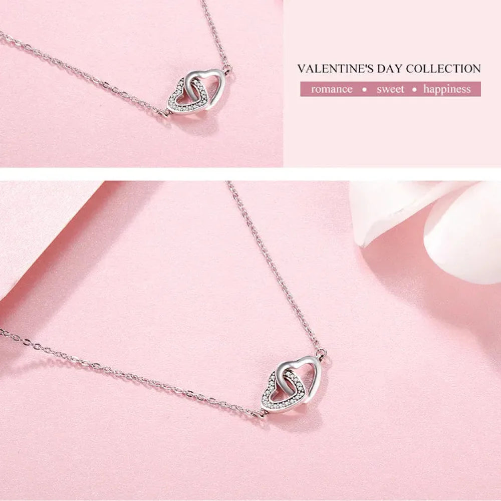 925 Sterling Silver Heart Pendant Necklace - Perfect Valentine’s Day Gift - Necklaces