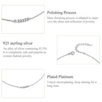 925 Sterling Silver Beaded Anklets Timeless Elegance For Your Ankle