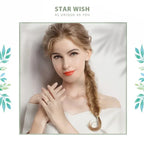925 Sterling Silver Star Ring Elegant Wedding Jewelry For Women Rings