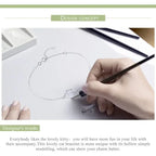 925 Sterling Silver Cat & Heart Link Chain Bracelets | Authentic Jewelry Gift In 3 Colors