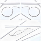 Double Layered Round Beads 925 Sterling Silver Chain Bracelet With 14K Gold Plating Bracelets