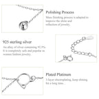 Simple Essential Bead Link Anklets 925 Sterling Silver Bracelet For Foot Jewelry