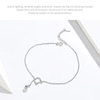Elegant 925 Sterling Silver Bell And Cat Anklet For Women Sct003 Anklets