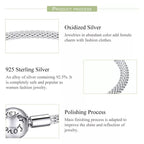 Shop Elegant 925 Sterling Silver Snake Chain Bracelets For Women Charm Bead Diy Fine Jewelry | 17Cm 19Cm