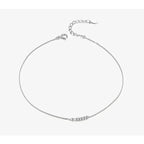 925 Sterling Silver Beaded Anklets Timeless Elegance For Your Ankle