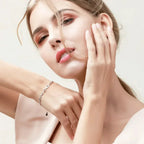 Timeless Infinity Sterling Silver Bracelet With Sparkling Zirconia Bracelets