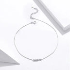 925 Sterling Silver Beaded Anklets Timeless Elegance For Your Ankle