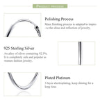 Stylish 925 Sterling Silver Large Hoop Earrings for Women Trendy Circle Endless Huggie Big Hoops (30/40mm)