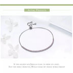 14K Gold Plated Cz Tennis Bracelet | Adjustable 925 Sterling Silver Slider For Women | Wedding Jewelry Gift Bracelets